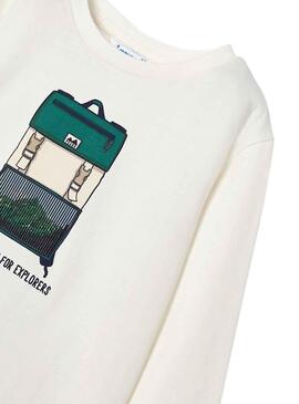 Camiseta Mayoral Lenticular Blanco para Niño