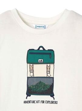 Camiseta Mayoral Lenticular Blanco para Niño