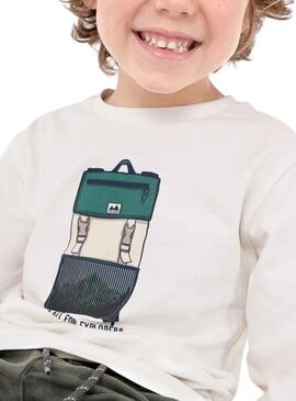 Camiseta Mayoral Lenticular Blanco para Niño