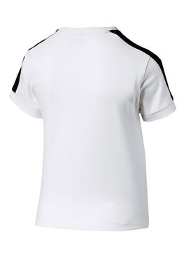 Camiseta Puma Classics Tight Blanco Mujer