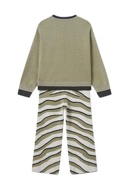 Conjunto Mayoral Pantalón Print Verde Niña