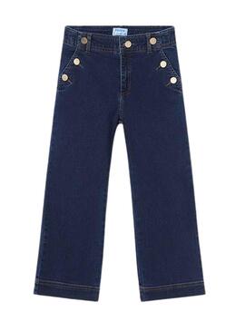 Pantalón Vaquero Mayoral Tejano Botones Denim Niña