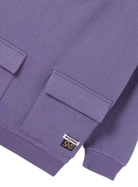 Sudadera Mayoral Bolsillos Morado para Niño