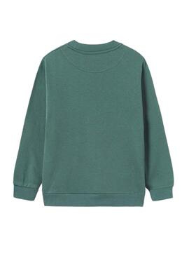 Sudadera Mayoral Embossed Verde para Niño