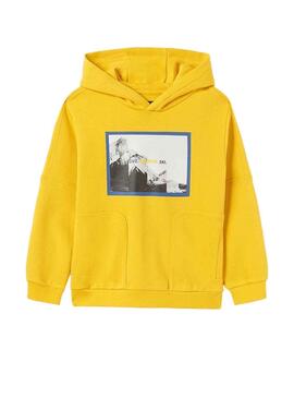 Sudadera Mayoral Photo Print Amarillo para Niño