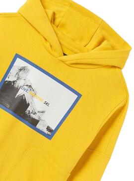 Sudadera Mayoral Photo Print Amarillo para Niño