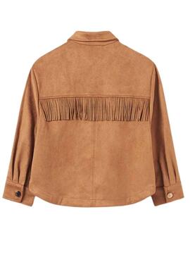 Sobrecamisa Mayoral Antelina Marrón para Niña