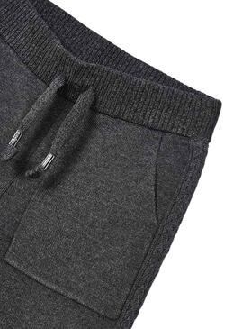 Pantalón Jogger Mayoral Tricot Gris para Niña