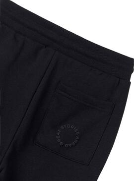 Pantalón Mayoral Felpa Básico Negro para Niño