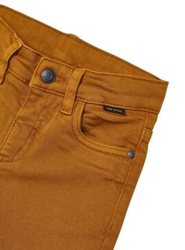 Pantalón Mayoral Sarga Skinny Camel para Niño