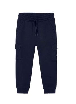 Pantalón Mayoral Jogger Cargo Marino Niño