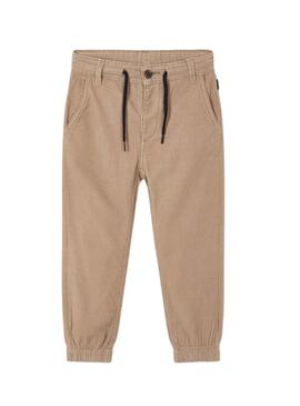 Pantalón Mayoral Pana Skater Fit Beige Niño