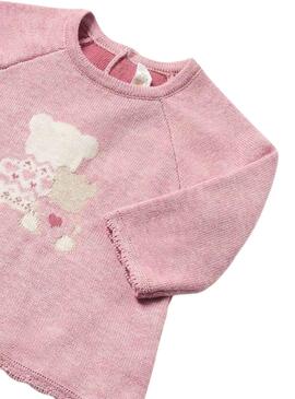 Conjunto Mayoral Jersey Leotard Rosa para Bebé