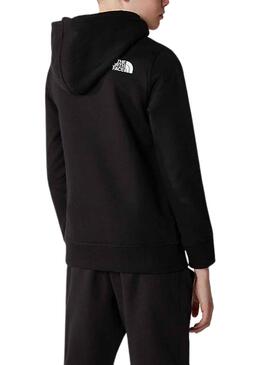 Sudadera The North Face Teens Box Negro Niño Niña