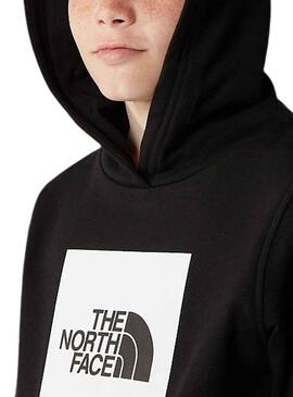 Sudadera The North Face Teens Box Negro Niño Niña