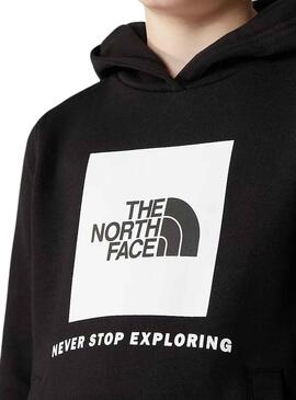 Sudadera The North Face Teens Box Negro Niño Niña