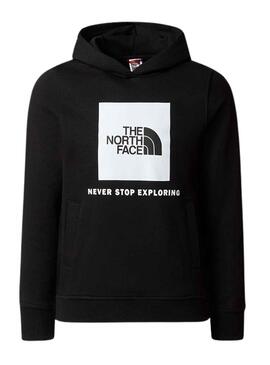 Sudadera The North Face Teens Box Negro Niño Niña