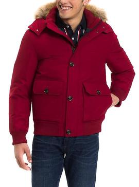 Bomber Tommy Hilfiger Hampton Rojo Hombre