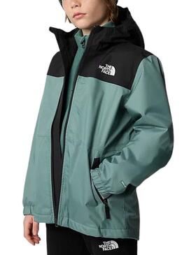 Chaqueta The North Face Warm Storm Verde Niño