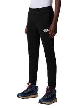 Pantalón The North Face Slim Fit Jogger Negro Niño