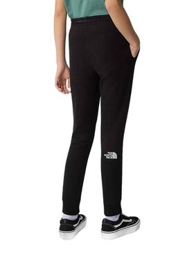 Pantalón The North Face Slim Fit Jogger Negro Niño