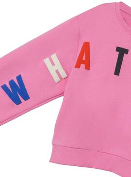 Sudadera Name It Flilje Rosa para Niña