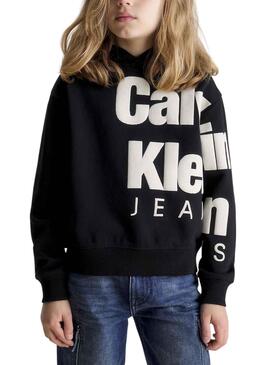 Sudadera Calvin Klein Blown Up Negro para Niña