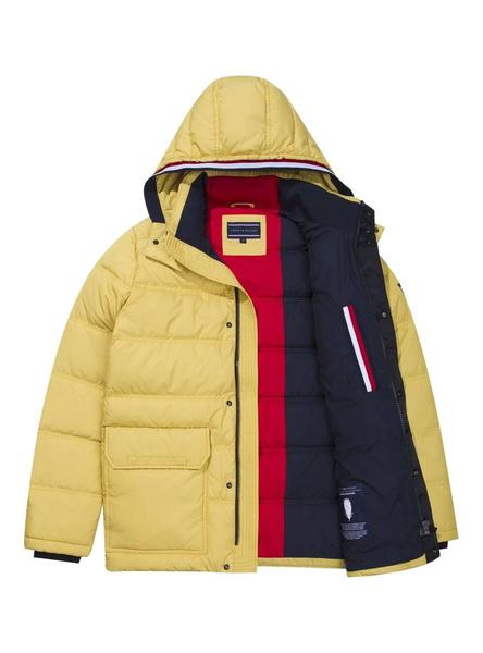 Parka Tommy Hilfiger Down Amarillo para