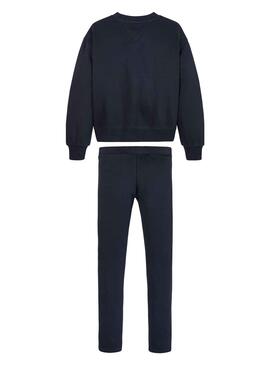 Chándal Tommy Hilfiger Essential Marino para Niña