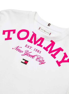 Camiseta Tommy Hilfiger Logo Tee Blanco para Niño