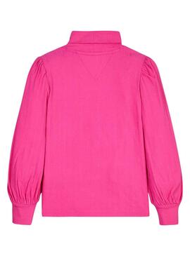 Blusa Tommy Hilfiger Irregular Rosa para Niña