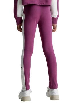 Leggings Calvin Klein Colour Block Morado Niña