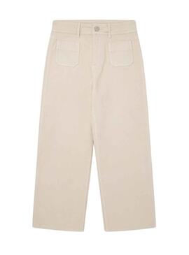 Pantalón Pepe Jeans Lexa Beige para Niña