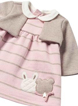Vestido Mayoral Rebeca Rosa para Bebé