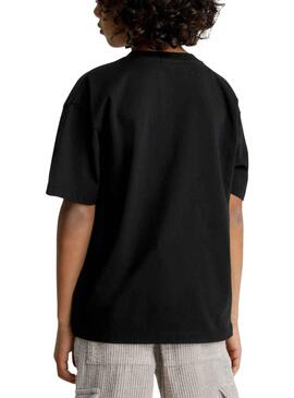 Camiseta Calvin Klein Marble Negro para Niño
