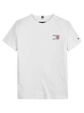 Camiseta Tommy Hilfiger New York Blanco Niño