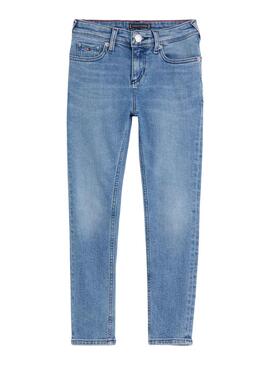 Pantalón Tommy Hilfiger Scanton Mid Blue Azul Niño