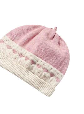 Conjunto Mayoral Polaina Gorro Rosa para Bebé