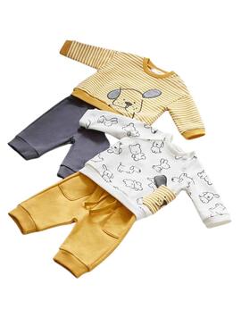 Conjunto Mayoral Pack 2 Punto Amarillo para Bebé