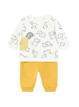 Conjunto Mayoral Pack 2 Punto Amarillo para Bebé