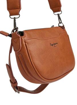 Bandolera Pepe Jeans Cris Bass Marrón para Mujer