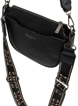 Bolso Pepe Jeans Cris Bass Negro para Mujer