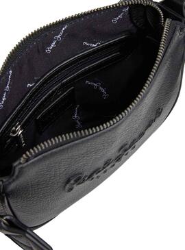Bolso Pepe Jeans Cris Bass Negro para Mujer