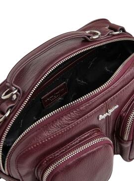 Bolso Pepe Jeans Elyza Bass Granate para Mujer