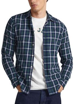 Camisa Pepe Jeans Clems Azul Marino para Hombre