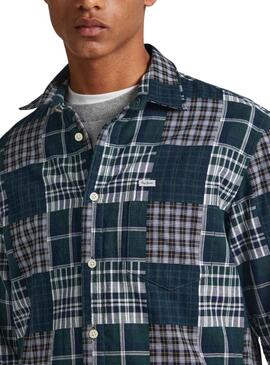 Camisa Pepe Jeans Clive Verde para Hombre