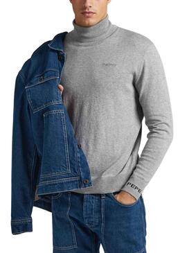 Jersey Pepe Jeans Andre Turtle Gris para Hombre