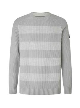 Jersey Pepe Jeans Sheldon Gris para Hombre