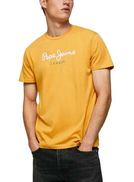 Camiseta Pepe Jeans Eggo Amarillo para Hombre