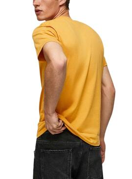 Camiseta Pepe Jeans Eggo Amarillo para Hombre